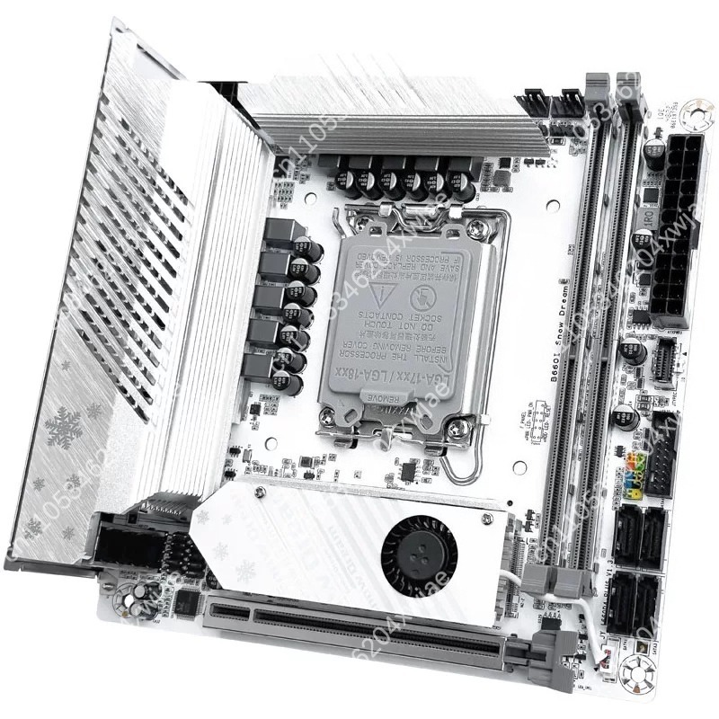 Lga1700 Itx Motherboard Ddr5 - Scheda Madre ITX Bianca B760 LGA1700