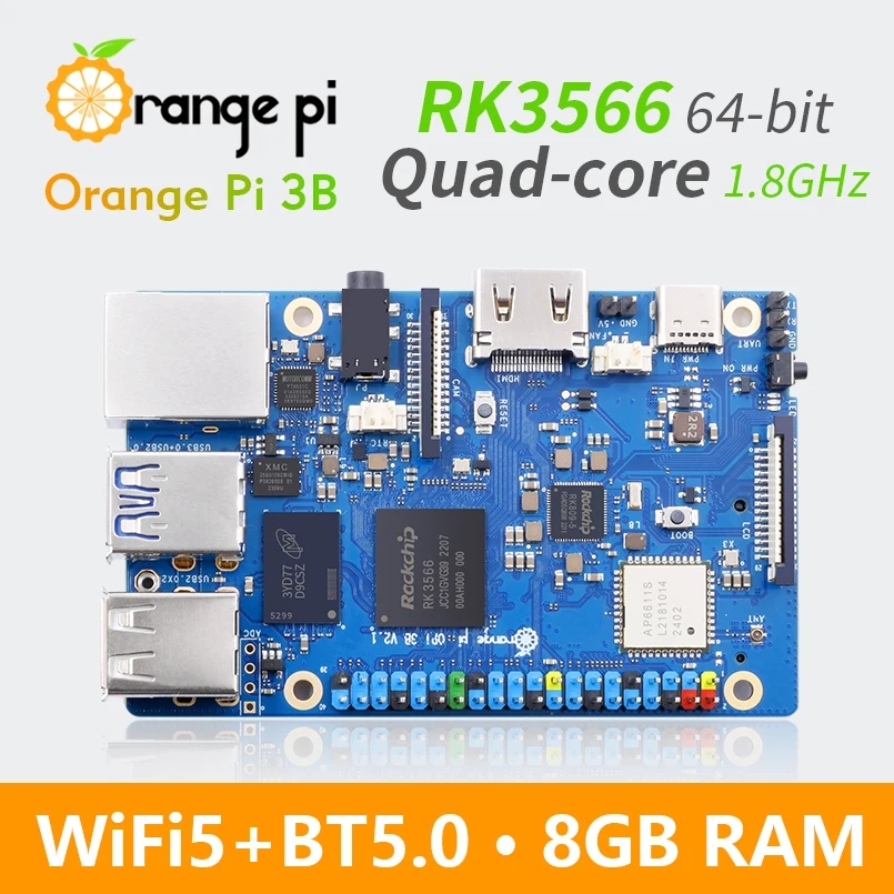 Orange Pi 3B 8GB 4GB 2GB RAM R - Rockchip Rk3588 Development Board recensione e prezzo