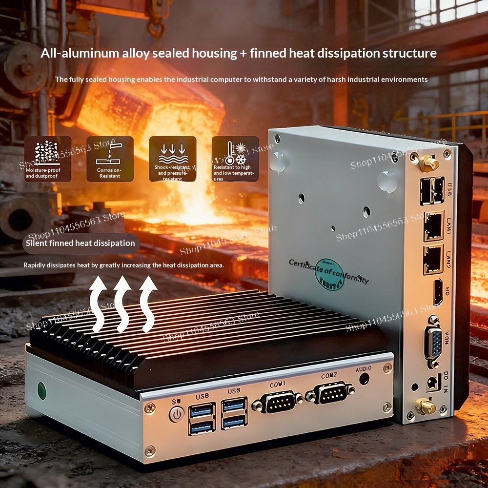Mini PC Industriale N100 Quad  - Fanless Industrial Pc Rs485 Core I7 recensione e prezzo