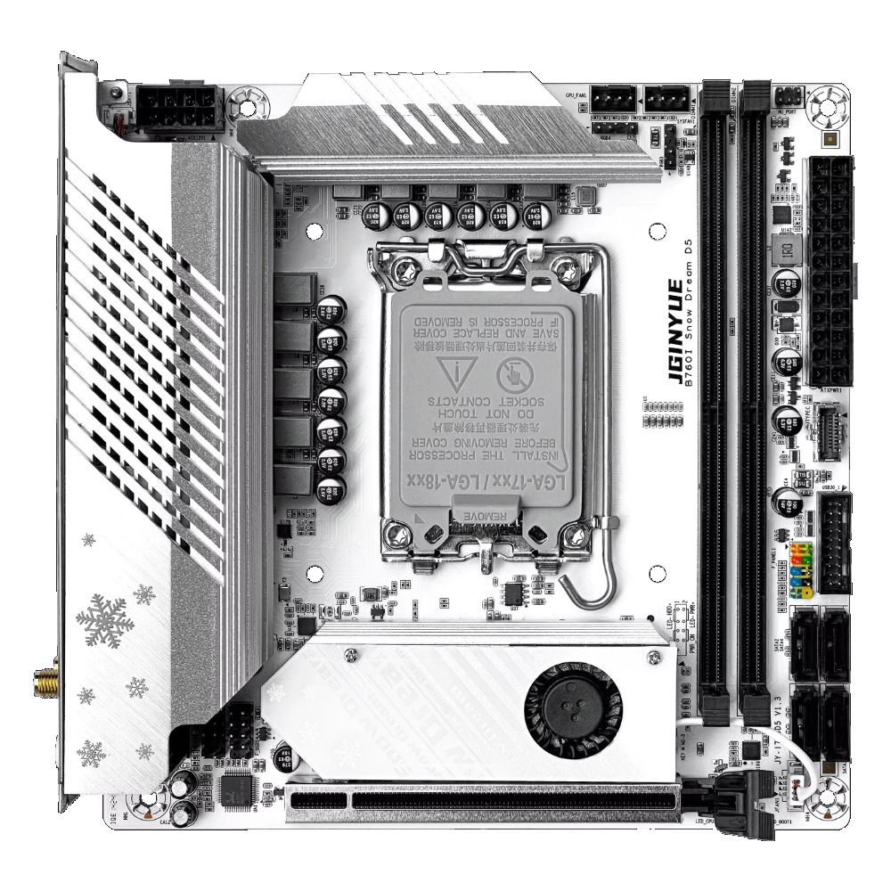 JGINYUE B760i-Snow Dream Sched - Lga1700 Itx Motherboard Ddr5 recensione e prezzo